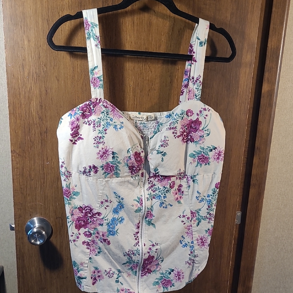 Floral Bustier Top by Liberty Love (2XL)